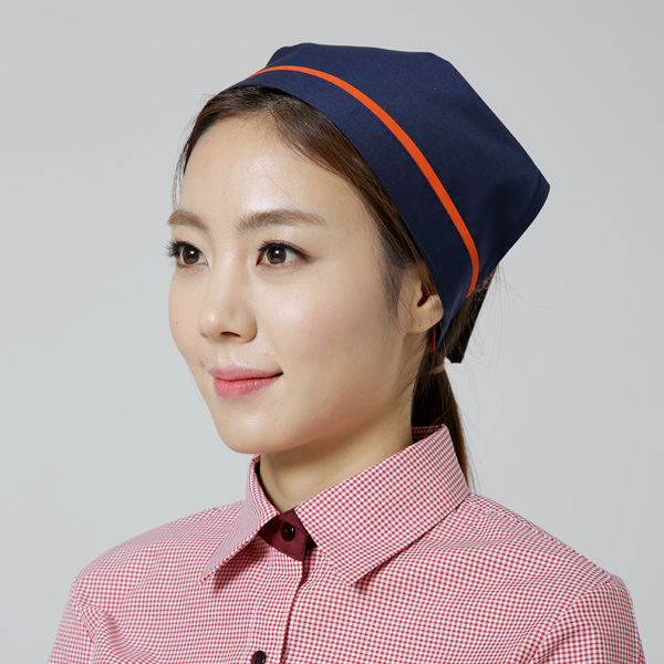 머리끈 스카프 / 곤오렌지
