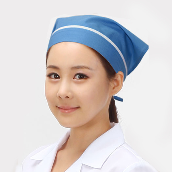 머리끈 스카프 / 스카이블루백