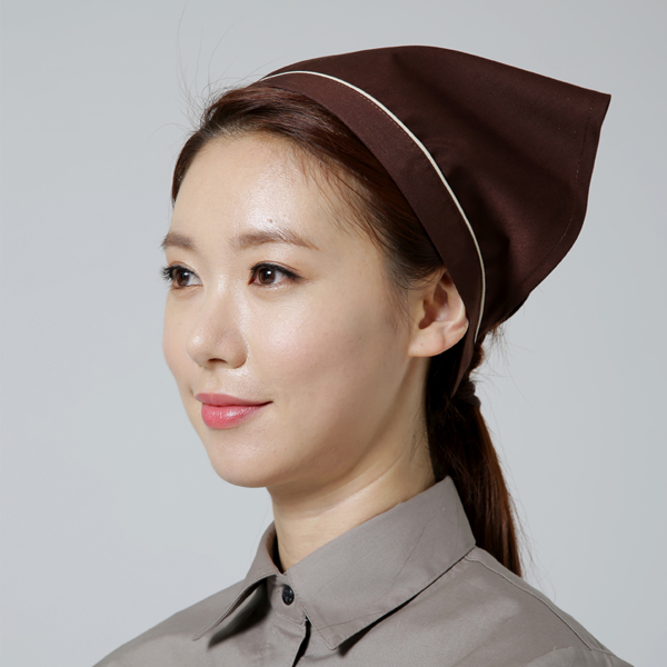 벨크로 스카프 / 커피베이지