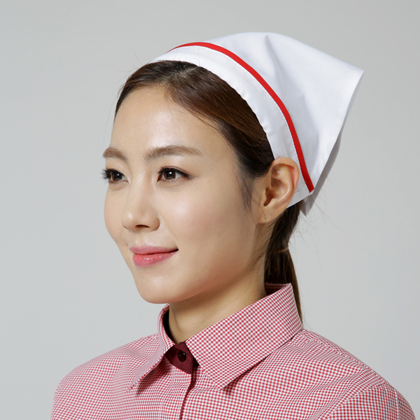 머리띠 스카프 / 백적줄